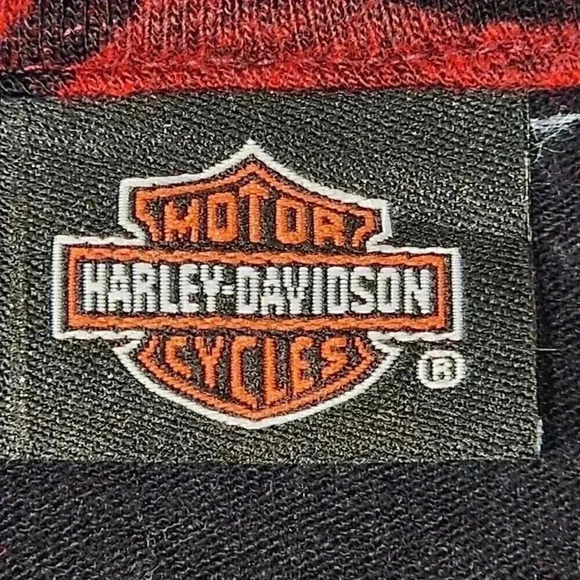 Harley-Davidson Women's Tee 3/4 Sleeves w/Burnout Logo Large Barnett El Paso, TX - Picture 3 of 16
